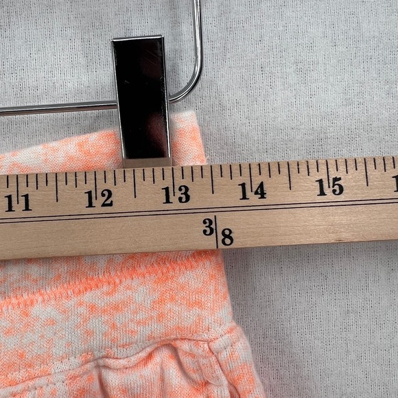 FREE PEOPLE Movement Sweatpants Womens XS White Neon Orange Sun and Done Jogger - Picture 16 of 16